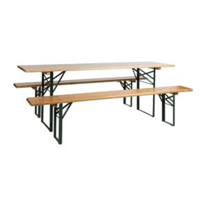 Set biertafel(220x50x78) + 2 banken(200x25x50)