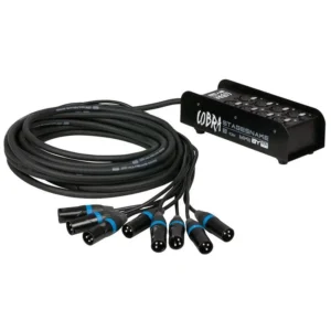 Multikabel 10 m + stageblock - 8 in