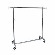 Kapstokrek chroom enkel 140x55x140