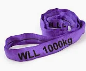 Nylon strop paars - 1ton