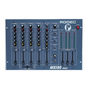 Rodec mx180 mkiii- 4 ch+ mic ch + 3 masters