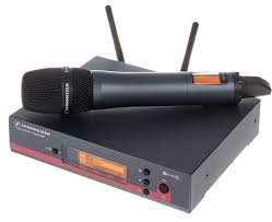 Wireless uhf sennheiser ew 100 set handheld