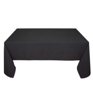 Tafelnap black 160x160cm
