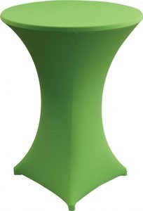 Stretchhoes lime green voor receptietafel