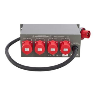 63A split ->4x 32A in flightcase