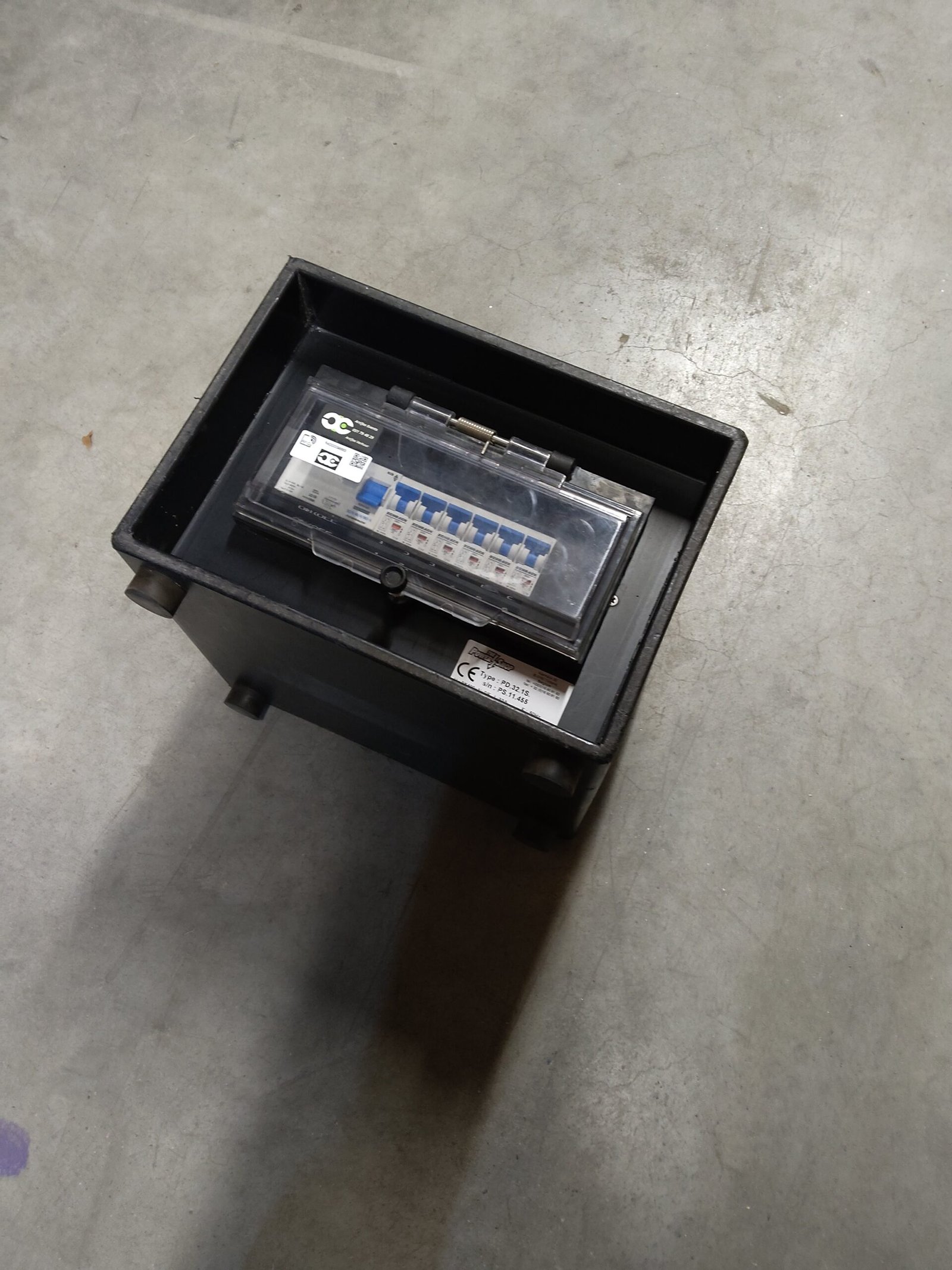 32A Rubber verdeelkast 6s