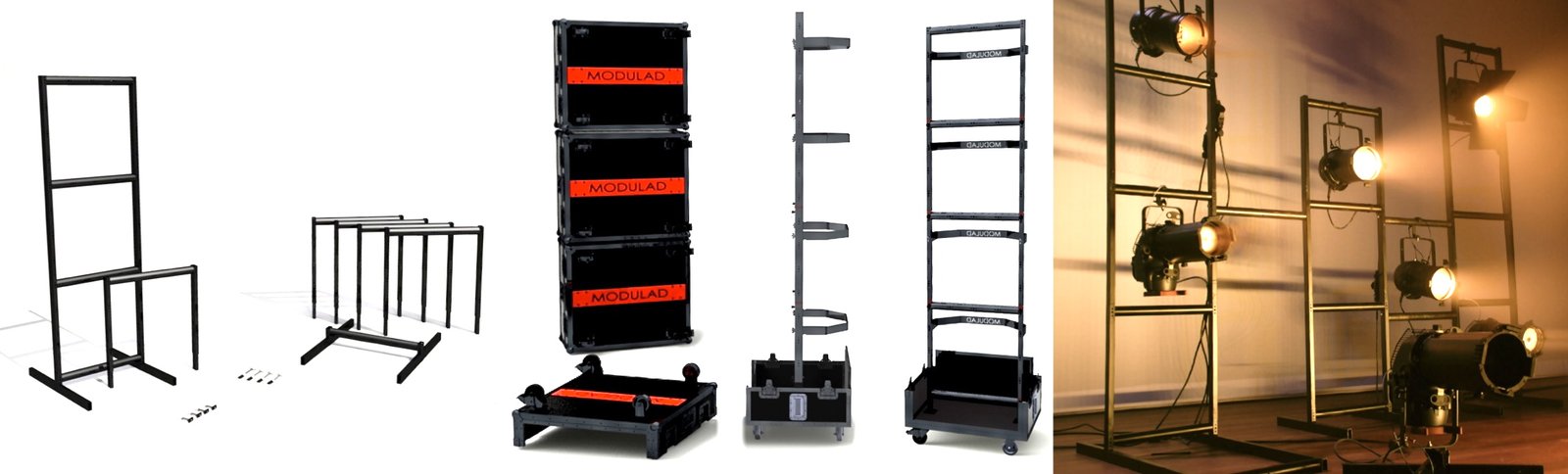 Ballettoren - 200 cm - 3-delig - 60 cm breed