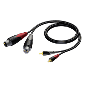 2x cinch -> 2x xlr F