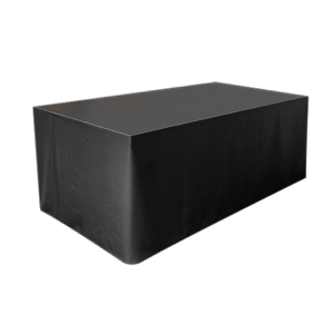 Proflex stage skirt black molton 80cm x 2m