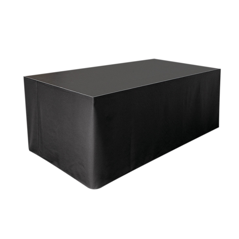 Proflex stage skirt black molton 80cm x 2m