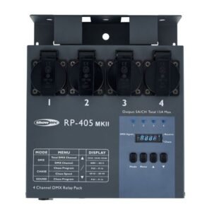 Showtec RP-405 4 kanaals dmx relay pack