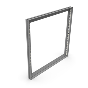 B62 SIDELED LIGHTBOX (0992 X 1984 MM) HOLES D08 GREY